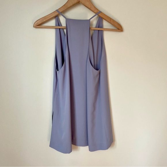 Aritzia Babaton Morris Blouse V Neck Light Purple - Picture 5 of 7